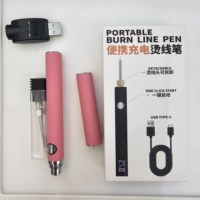 Pena Pemanas Kawat Nirkabel 510 1100mah Tegangan Dapat Diatur Tiga Tingkat Pena Pemanas Kawat Cepat untuk Waxing dan Soldering Iron