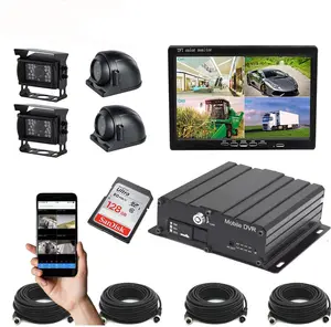 Ultravision 4CH 8CH 720P 1080P HD çift SD kart Mini mobil DVR 4G WiFi GPS Blackbox 8 kanal araba otobüs kamyon araçlar için MDVR