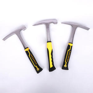 Martillo geológico de 600g con punta, extremo plano y cara cuadrada, de acero con alto contenido de carbono 45, para exploración minera y arqueología. - Product Image 3