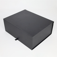 Expédition moins chère Boîte d'emballage en papier magnétique cadeau de stockage pliable élégant