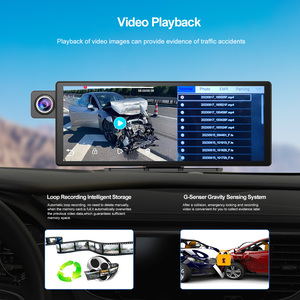 หน้าจอ Carplay แบบพกพา 3 ช่องสัญญาณ ขนาด 10 นิ้ว เหมาะสำหรับรถยนต์ทุกประเภท มัลติมีเดียบลูทูธ CarPlay หน้าจอสัมผัส วิทยุติดรถยนต์ - Product Image 5