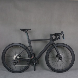 Nueva Bicicleta de Carretera con Cuadro de Carbono T1000 de 6 Pernos, Grupo Hidráulico Di2 de 24 Velocidades TT-X42 de Fibra de Carbono con Ruedas de Carbono - Product Image 1