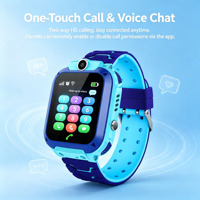 Montre connectée Android 2G Q12 pour enfants avec suivi SIM LBS, SOS, caméra, étanche IP67, écran 1,44 pouces, garçons et filles