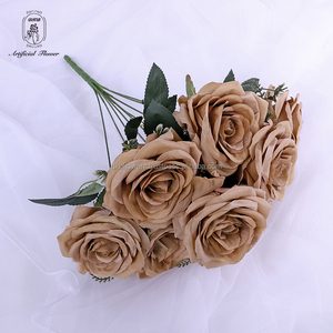 Bouquet de roses artificielles en soie de luxe de haute qualité, style moderne et durable, vente en gros DKB Factory pour la Fête des Mères - Product Image 3