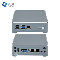 Mini Computadora de Fábrica Intel Nuc J1900 DDR3 SSD Doble Lan HD VGA WIFI Win 10 Linux para Hogar Oficina Negocios Mini PC sin Ventilador