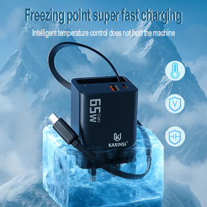 Los productos que se venden mejor 65W Smart Super Fast Charger Protocol Rugged Durable Ranura de almacenamiento para ahorrar espacio Control de temperatura inteligente - Product Image 3