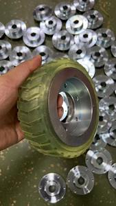 Agv roda motriz todo-o-terreno robô manipulação all-around controle remoto poliuretano antiderrapante rodízio - Product Image 5