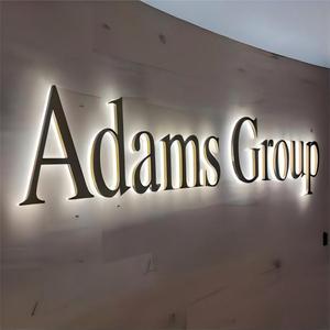 Tùy chỉnh thép không gỉ Side backlit <span class=keywords><strong>Led</strong></span> hiển thị ánh sáng chữ Acrylic 3D illuminate thư dấu hiệu cho quảng cáo biển hiệu - Product Image 6