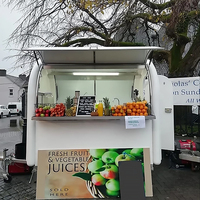 SILANG Street franchise Nourriture frite chocolat fleurs gastronomiques remorque mobile