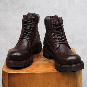 Nouveaux mocassins à semelle épaisse pour hommes, en cuir véritable, confortables et respirants, chaussures en cuir une pièce décontractées, chaussures tendance pour hommes - Product Image 3