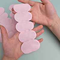 Protège-doigts jetables non tissés doux et sans peluches en forme de U pour manucure professionnelle en gros