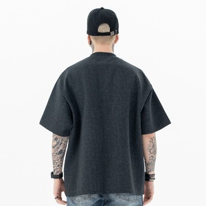เสื้อยืดคอกลมทรงบ็อกซี่โอเวอร์ไซส์ MT2640 ผ้าคอตตอน 95% สแปนเด็กซ์ 5%  น้ำหนัก 240 กรัม แบบเรียบ ไม่มีลาย  สำหรับทุกเพศ - Product Image 2