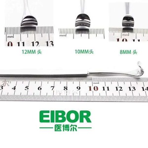 Gancho para párpados de acero inoxidable, gancho para párpados tipo rastrillo, herramienta de belleza, gancho para tejido cutáneo de 14 cm - Product Image 2