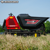 Rhinoceros KS2700 1225kg Kapazität Mini-Lader Raupenlader Baustellen-Buggy Schwenkkipper