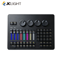 Console d'éclairage de scène compatible MA2 Command Wing 2048CH DMX512 USB pour GrandMA2 OnPC, 45 boutons, 8 faders, entièrement en aluminium