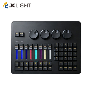 Console d'éclairage de scène compatible MA2 Command Wing 2048CH DMX512 USB pour <span class=keywords><strong>GrandMA2</strong></span> OnPC, 45 boutons, 8 faders, entièrement en aluminium - Product Image 6