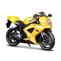 Modèle de moto Ducati Maisto 1/12 en plastique pour garçons, avec emballage en boîte colorée