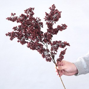 Fruits artificiels de <span class=keywords><strong>houx</strong></span> rouges pour bouquet de fleurs DIY, idéal pour mariage, photographie en extérieur et décoration intérieure - Article transfrontalier très populaire - Product Image 2