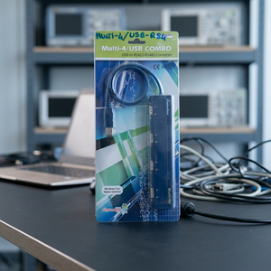 ตัวแปลงอินเทอร์เฟซแบบอนุกรม 4 พอร์ต Systembase DB9 USB RS232 MULTI-4/USB-RS422 ตัวแปลงอเนกประสงค์สำหรับโทรคมนาคม เกาหลี - Product Image 2