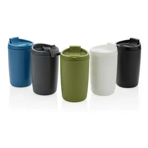 Vaso de PP reciclado GRS con tapa, gadgets sostenibles - Product Image 4