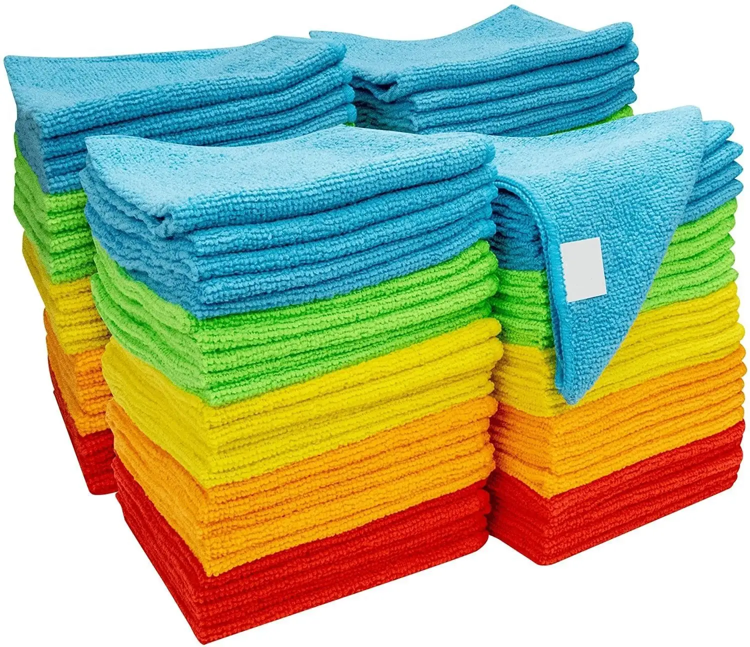 Pack 10 In 40X40Cm 200gsm Schoonmaakartikelen Microvezel Doeken Handdoek Roze Blauw Geel Groen Reiniging Handdoek Microfiber Doek in Buck