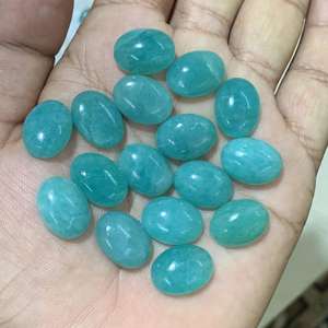 อะเมโซไนต์ธรรมชาติแบบขายส่ง พลอยโอปอลสีเขียวสำหรับทำสร้อยคอ ขนาดปรับเทียบได้ รับรองโดย IGI - Product Image 1