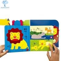 Libro de Cuentos Educativo en Inglés con Impresión Personalizada OEM, Libro Sensorial para Niños