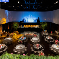 Layar LED P2 Full Color PushunLED, Pemasangan Mudah, Video Wall Indoor untuk Ruang Konferensi