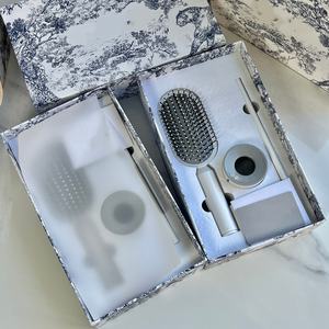 Peine Antiestático con Cojín de Aire para Mujer, Mango de PC, Uso en Salón, Masaje del Cuero Cabelludo y Función de Presión, Caja de Regalo Incluida - Product Image 4