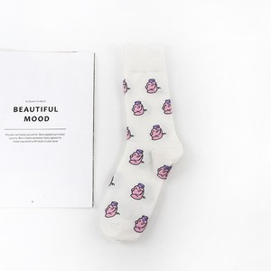 Wholesale New High Quality Combed Cotton Men <b>Socks</b> Women HappySpring and Summer Trendy <b>Socks</b>, Mid-tube love Lipstick Calf - Product Image 6