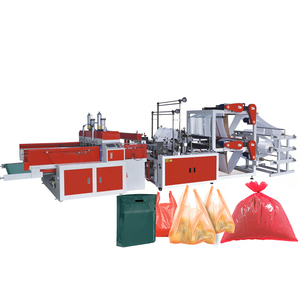 Máquina de fabricación de bolsas de plástico de nailon con diseño taiwanés, de súper alta velocidad, con 2 líneas de sellado inferior, motor y asa para bolsas de compras - Product Image 3