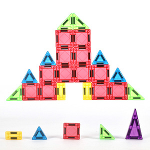 Bloques de construcción magnéticos fuertes y personalizables al por mayor, juego de azulejos para la educación temprana para niños de 3 a 6 años - Product Image 3