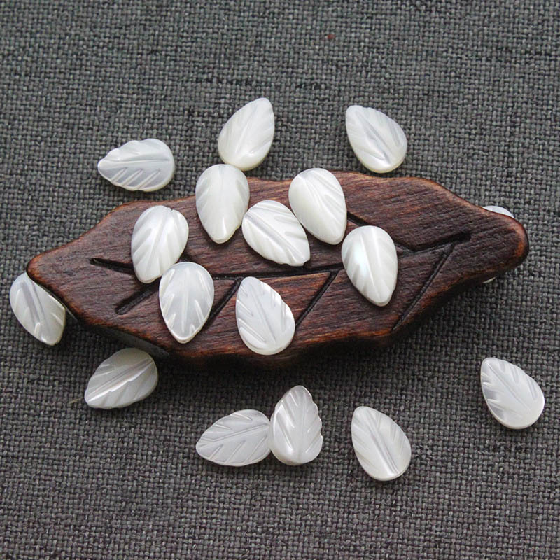 beads shell leaf for jewelry making