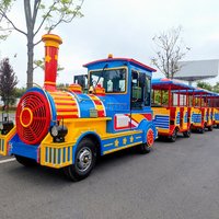 Train touristique sans rails pour enfants, grand train sans rails pour enfants en centre commercial, à vendre
