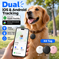 Traceur GPS étanche IP67 pour animaux de compagnie, anti-perte, compatible avec Apple Find My et Find Hub, pour collier de chien ou de chat