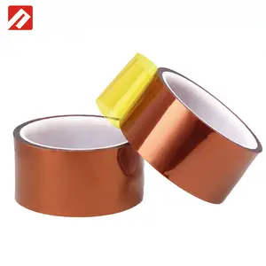 Free Samples 3D Printers Sublimation PI Film Silicone Self Adhesive 260 Celsius High Temperature Polyimide Tape