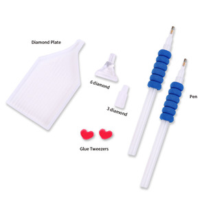 Pour CHENISTORY bricolage diamant peinture 30x40cm/12x16 pouces fleur pleine ronde <span class=keywords><strong>mosaïque</strong></span> paysage mur décor créatif <span class=keywords><strong>loisirs</strong></span> cadre - Product Image 4