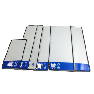 <span class=keywords><strong>Plaques</strong></span> <span class=keywords><strong>d</strong></span>'<span class=keywords><strong>immatriculation</strong></span> de voiture en relief de style européen vierges indiennes personnalisées en gros bon marché - Product Image 6