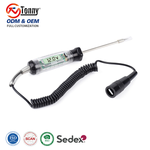 Caneta Testadora de Voltagem Digital LCD Profissional TONNY TE6-0717 para Circuito Automotivo 12V 24V Teste de Continuidade Polaridade 3V-30V DC - Product Image 5