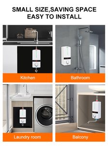 Factory <strong>Company</strong> Tankless Instantaneous Water <strong>Heater</strong> Memory Function Adjustable Temperature for Bathroom Commerical - Product Image 5