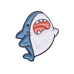 Broche personnalisée en alliage de zinc avec des animaux <span class=keywords><strong>marins</strong></span> mignons, requin de dessin animé, étoile de mer, méduse, baleine, mini broche d'animal, badge, épingle - Product Image 4