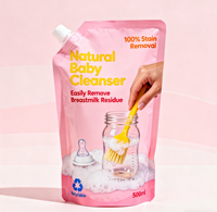 Pochettes à bec verseur pour bébé de haute qualité personnalisées sacs d'emballage pour détergent liquide de lavage de soins personnels