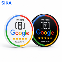 Carte NFC SIKA Mini pour avis Google – Idéale pour barbiers, spas, hôtels, cliniques, boulangeries, cafés – Disque de retour d'expérience client pour table