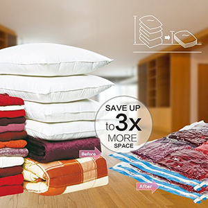 Juego de Bolsas de Almacenamiento al Vacío Comprimibles con Bomba para Ropa, Ahorradoras de Espacio y Ecológicas a Precio de Fábrica - Product Image 2