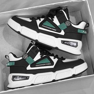 Chaussures de sport montantes à plateforme pour hommes, respirantes, légères, décontractées, pour la course en extérieur et le skateboard, toutes saisons - Product Image 1