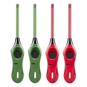 Briquet à flamme nue pour cuisson, barbecue, cuisine, allumage de bougies, avec long tuyau et buse longue - Product Image 1