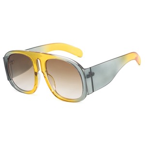 Gafas <span class=keywords><strong>de</strong></span> sol con montura azul <span class=keywords><strong>de</strong></span> moda para mujer, lentes UV400, montura grande con gafas <span class=keywords><strong>de</strong></span> sol personalizadas <span class=keywords><strong>de</strong></span> Color a juego - Product Image 5