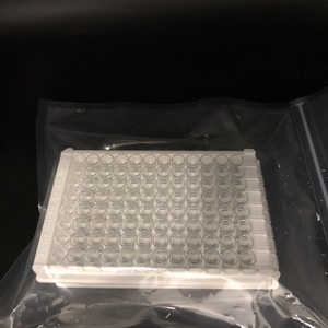 نوعية جيدة Streptavidin المغلفة 96 جيدا العقيمة PCR رد فعل V مسطحة القاع 0.2 مللي إليسا لوحة مع غطاء - Product Image 5