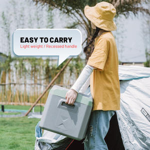 Alpicool X40 poignées encastrées portables détachables à double sens porte-gobelet voiture <span class=keywords><strong>camping</strong></span> réfrigérateur congélateur - Product Image 3