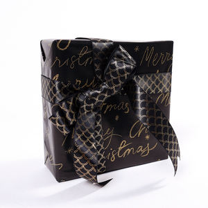 Factory Wholesale 80g <b>Birthday</b> Custom Luxury 43cm X 3m Metallic <b>Paper</b> Roll Wrapping <b>Paper</b> for Packaging - Product Image 5